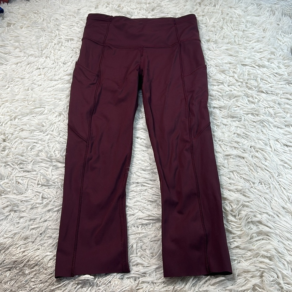 Lululemon Fast and Free Crop II 19" *Non-Reflective